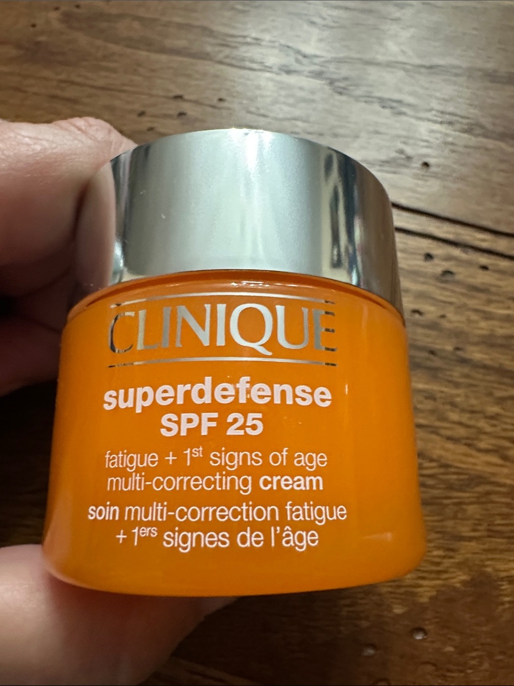 Clinique Superdefense SPF 25 Multi-Correcting Cream – 1.7oz jar